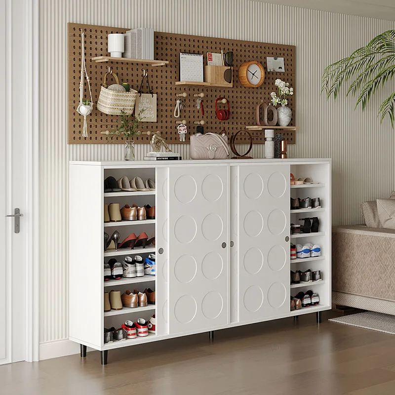 Chinelos de madeira sapato armário organizador armazenamento sala estar exibição móvel sapato prateleira designer gabinete sapateiros móveis