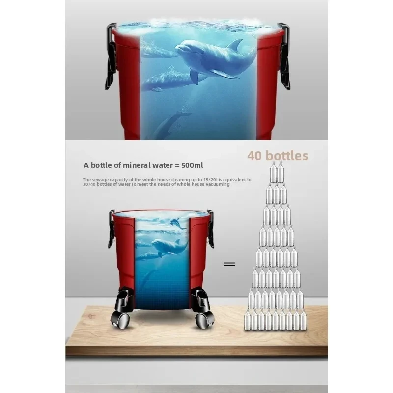 

vacuum cleaner /L00W dry and wet blowing three-purpose portle bucket type