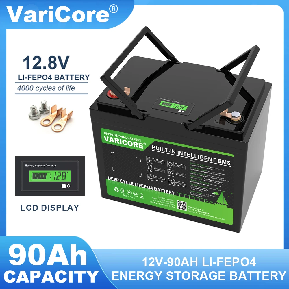 12V 200Ah 180Ah 310Ah LiFePO4 batterij 12.8V Lithium ijzerfosfaat voor campers, golfkarren, off-road, off-grid, zonne-energie en windenergie batterijen
