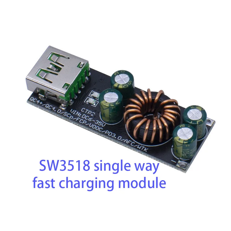 1~30Pcs SW3518 Full Protocol Fast Charge Board QC4 PD3 SCP FCP AFC PPS USB Type C Quick Charging Step Down Power Supply Module