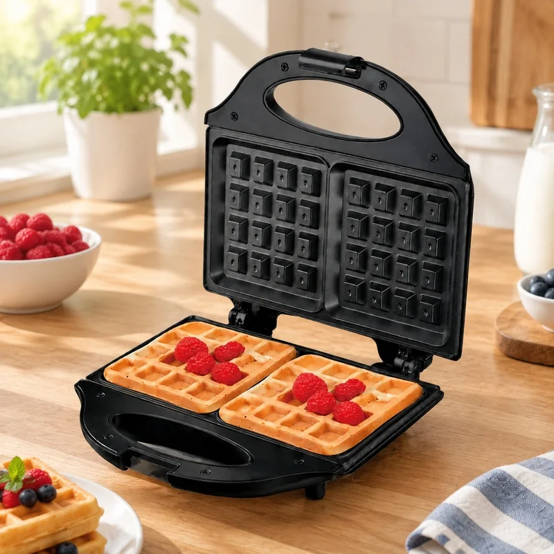 Aliexpress Multi-Functional Breakfast Waffle Maker with Non-Stick Coating for Easy Kitchen Cooking - Aliexpress Deal