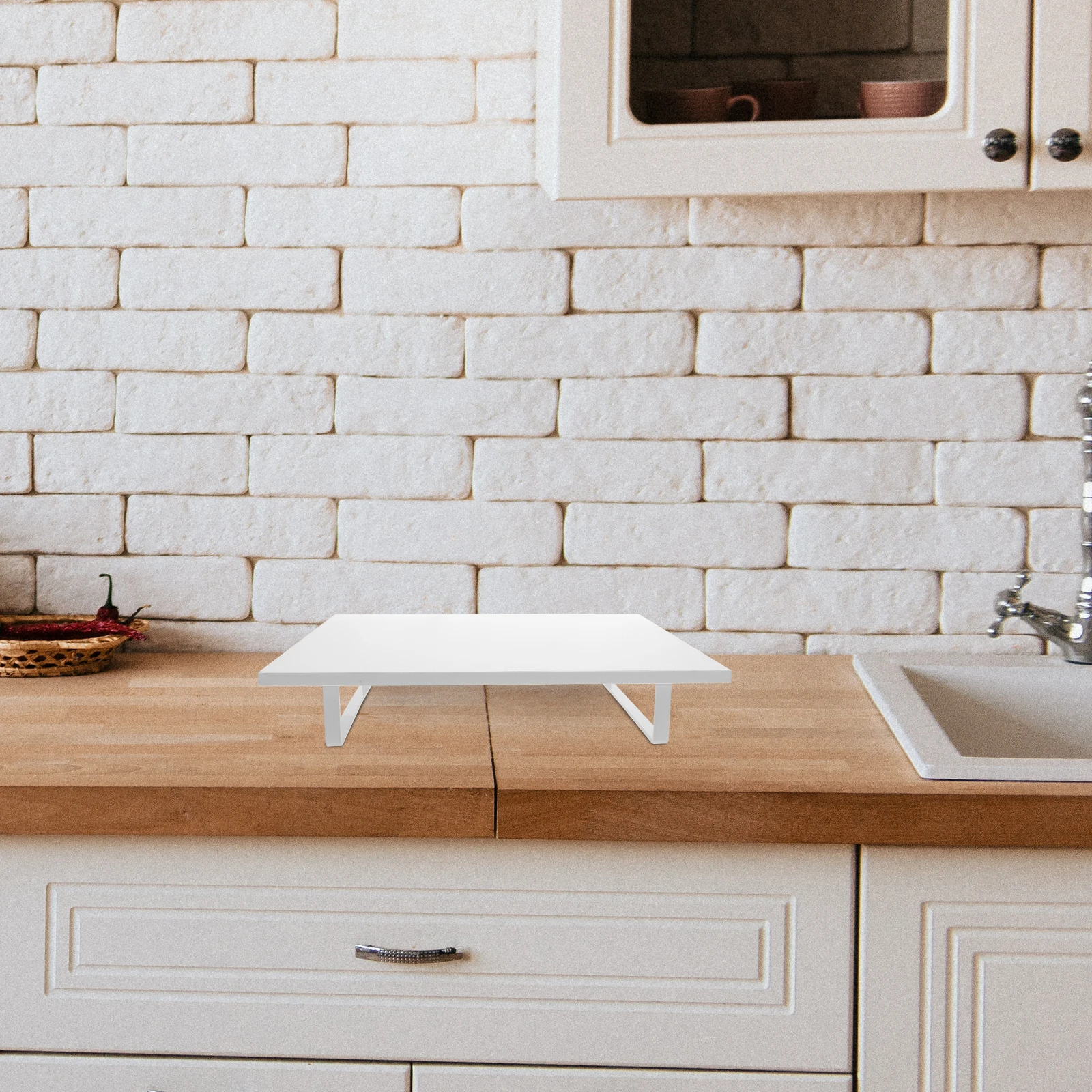 

Gas Stove Cover Plate Hood Household Kitchen Storage Rack For Induction Cooker Multi-Functional Countertop Organizer