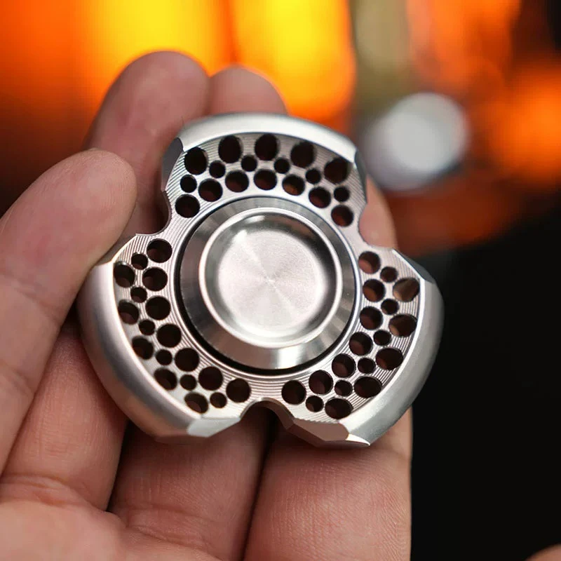 stainless-steel-brushed-craft-fidget-spinner-fashion-edc-hand-spinner-office-relaxation-fidget-toys-adhd-tool-idea-gifts