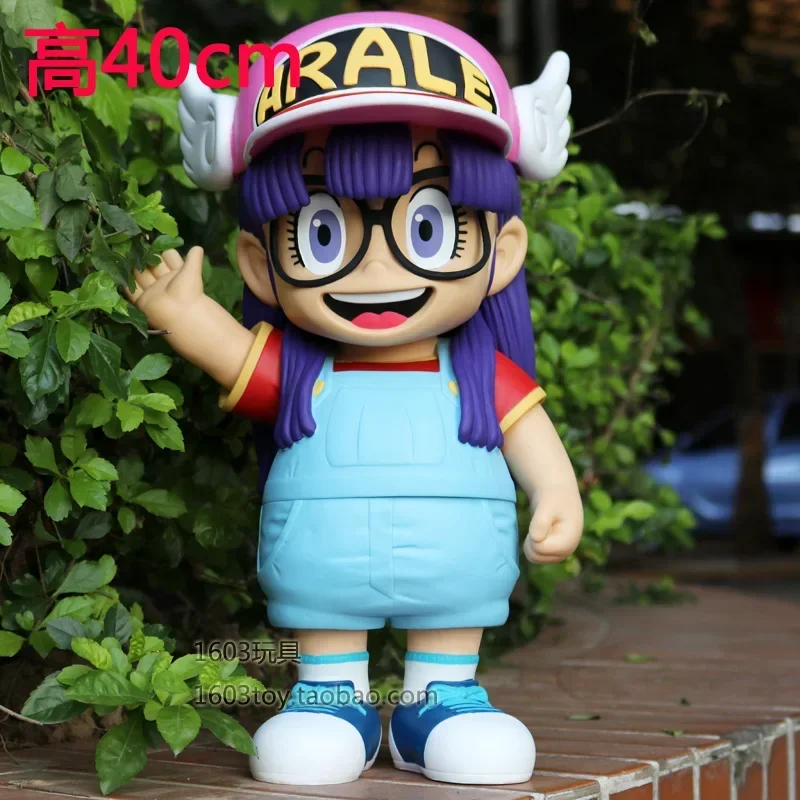 Original Akira Toriyama Alarai Large Ornament Iq Doctor Aviator Anime Peripheral Doll Figurine Model Living Room Decoration Gif