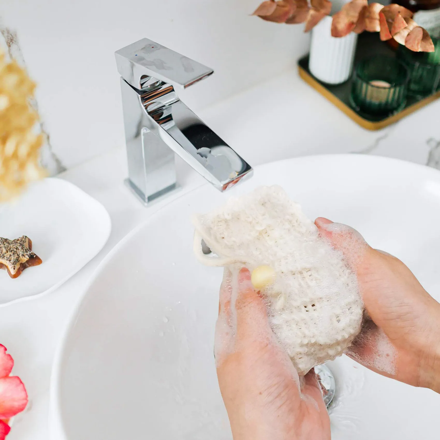 Utility Design 60 Pack Soap Exfoliating Bag,Soap Saver Made Sisal Mesh Soap Bag Bar Soap Bag With Drawstring For Bath & Shower U
