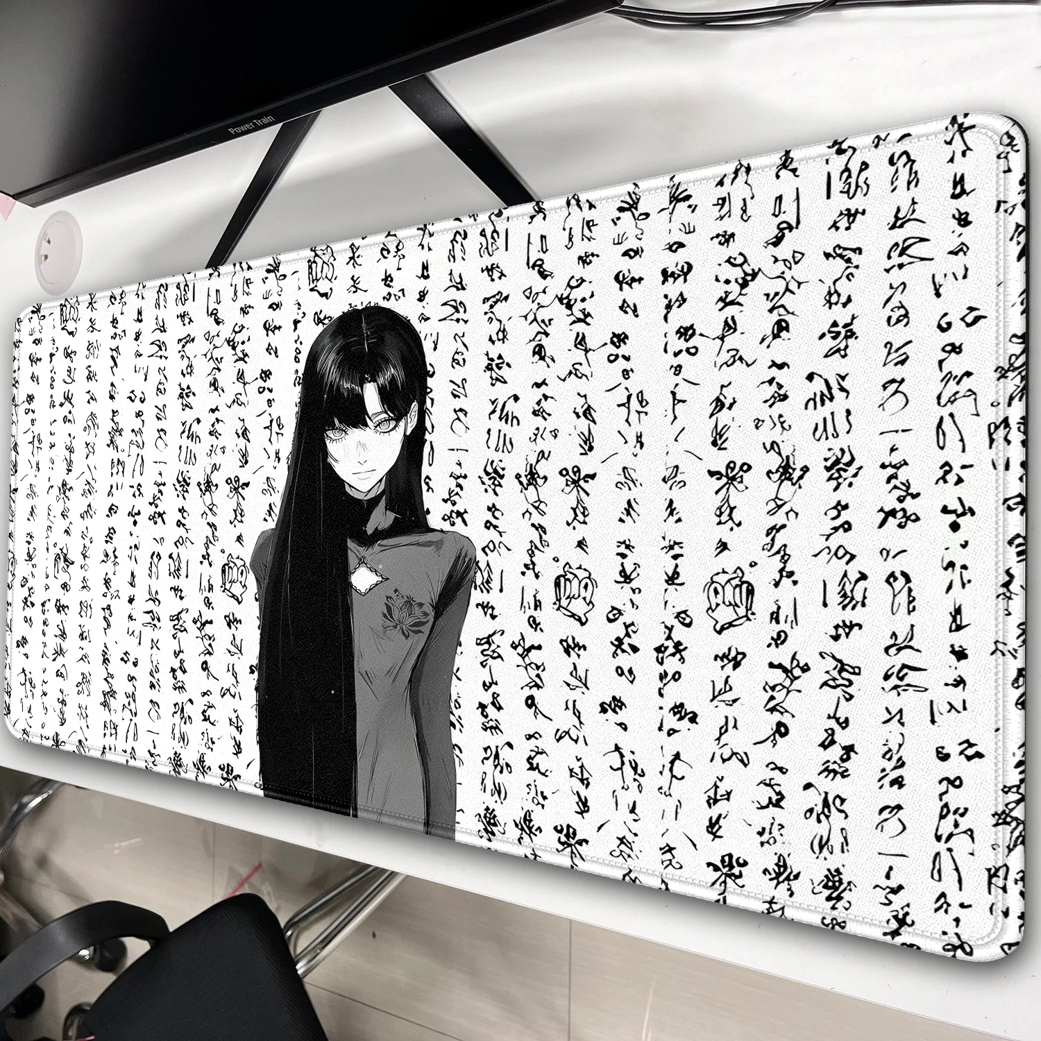 Anime Girl Mouse Pad Large Bla - огляд і ціна Pc Gaming Drawing