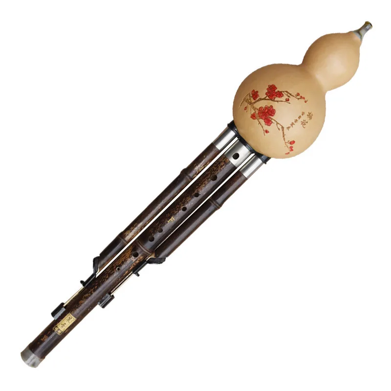 Gourd silk purple bamboo nine-hole to seven-hole dual-purpose wide range Gourd silk playing beginner musical instrument