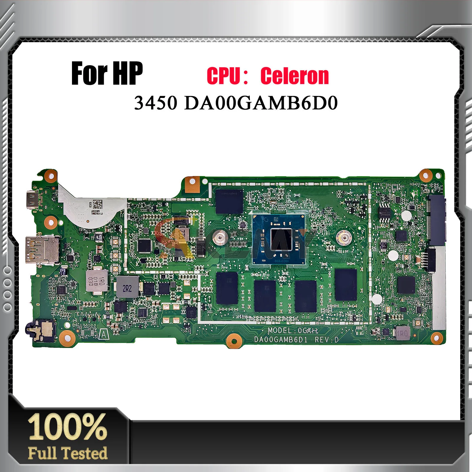 DA00GAMB6D0 Laptop Mainboard For HP Chromebook 14 G6 Laptop Motherboard L90424-001 With N4020 CPU Tested OK 100% Tested