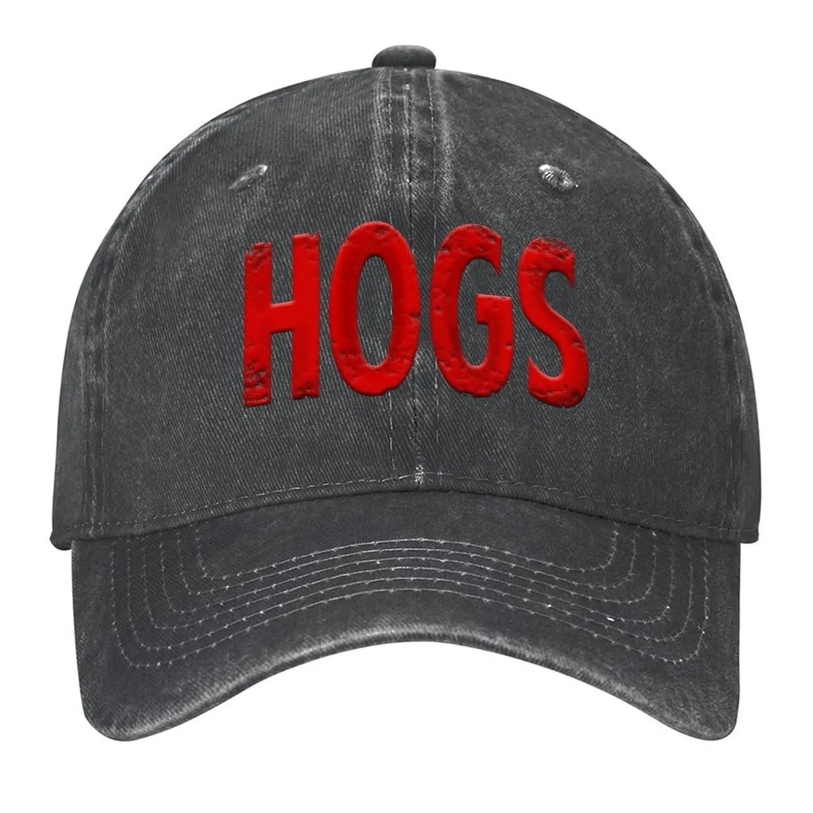

Distressed Hogs Baseball Cap Sunscreen tea Hat Anime Hat dad hat Mens Women's