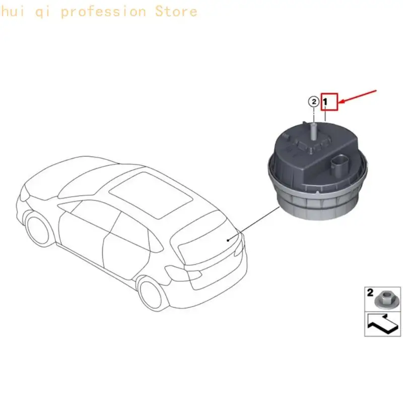 65759493759 Schwarzes 12-V-Warnsirenenhorn für 335i Tägliche Alarmtonreparatur Verwenden Sie H8WE – Detail 10
