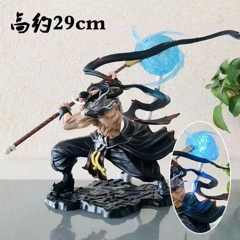 

One Piece 29cm White Beard Edward Newgate Anime Four Emperors Tiens Luminous Action Figure Collectible Model Toy Birthday Gift