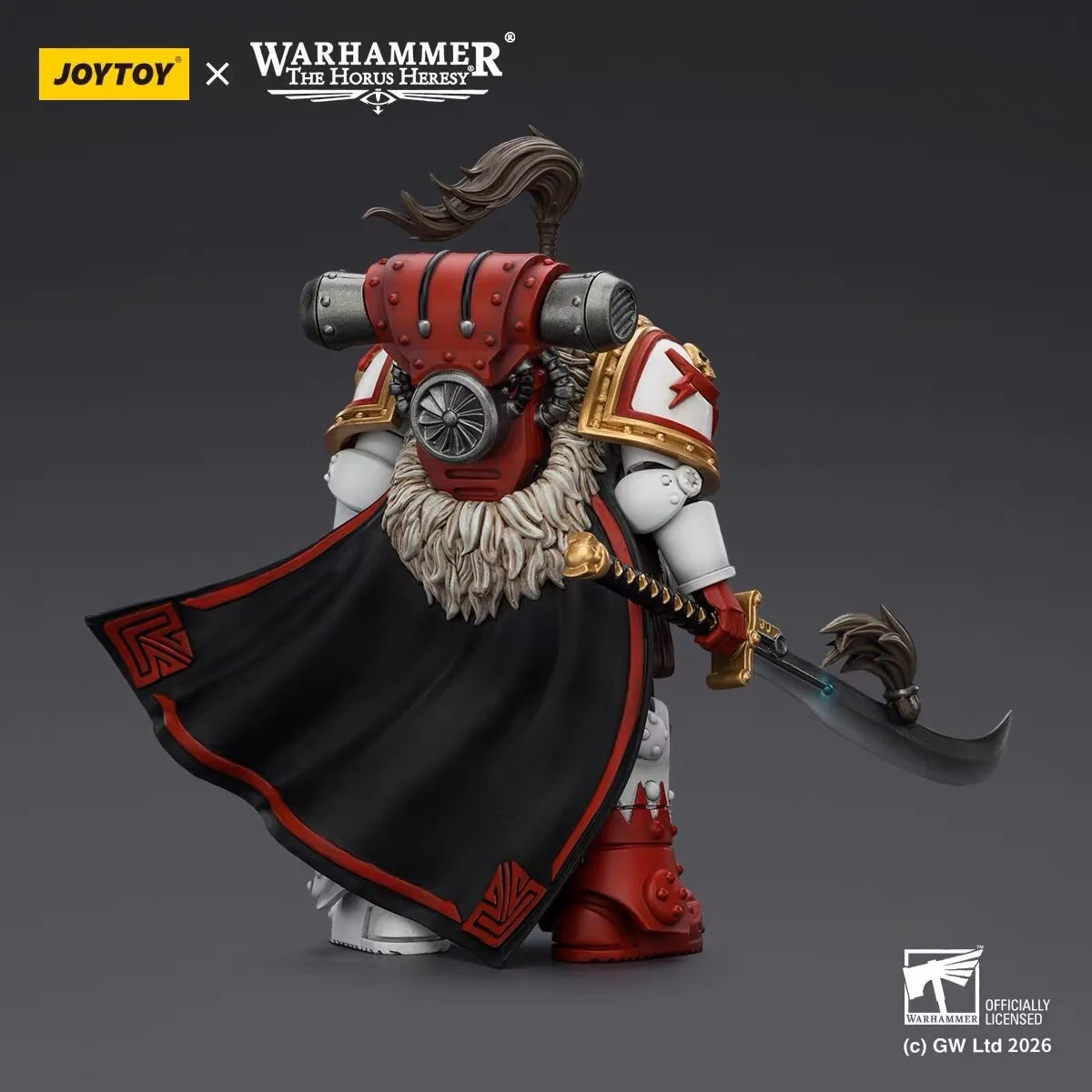 【Accessories】Joytoy Warhammer 1/18 Action Figures White Scars Hibou Khan, Seeker of Atonement view 4
