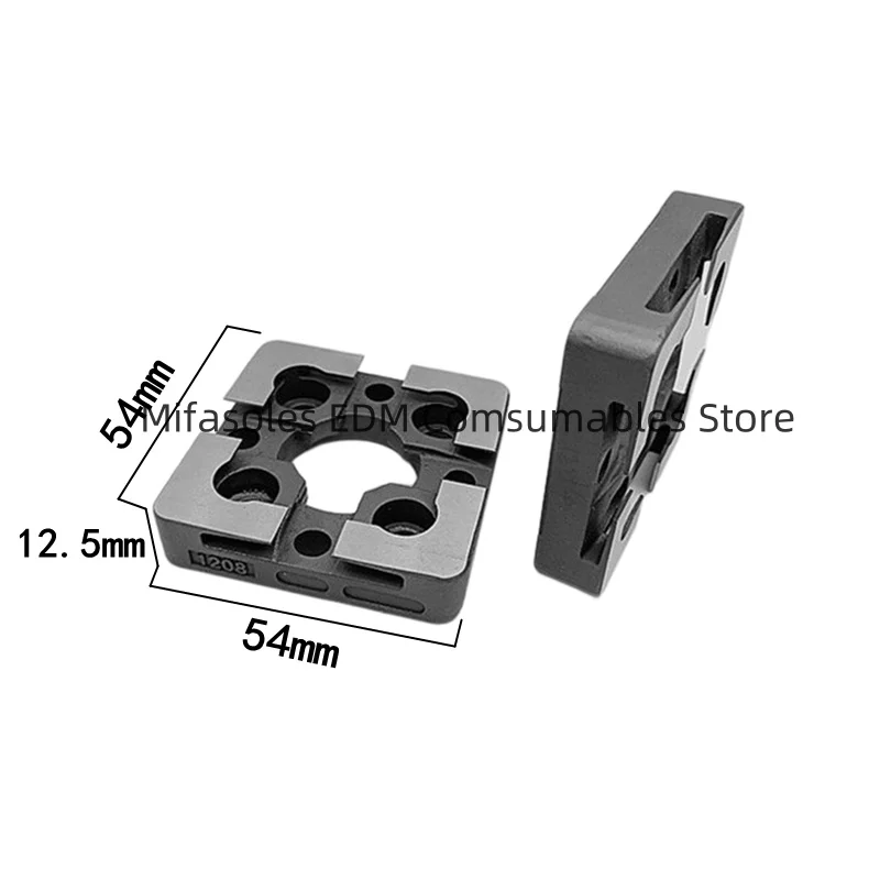 10PCS System 3R Positioning plate 54x54mm EDM base holder for Spark CNC machine Replacement Positioning plate