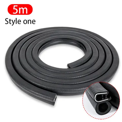 Уплотнительная Лента Из EPDM-резины SEAMETAL, 5 М, Звукоизоляционная, Водонепроницаемая, Для Автомобильных Дверей, Универсальная