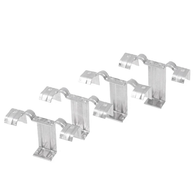 Painel Solar Fotovoltaica Água Guia Clipe, aço inoxidável defletor, Mud Drain Botão, Clipes de redirecionamento, durável, 100pcs