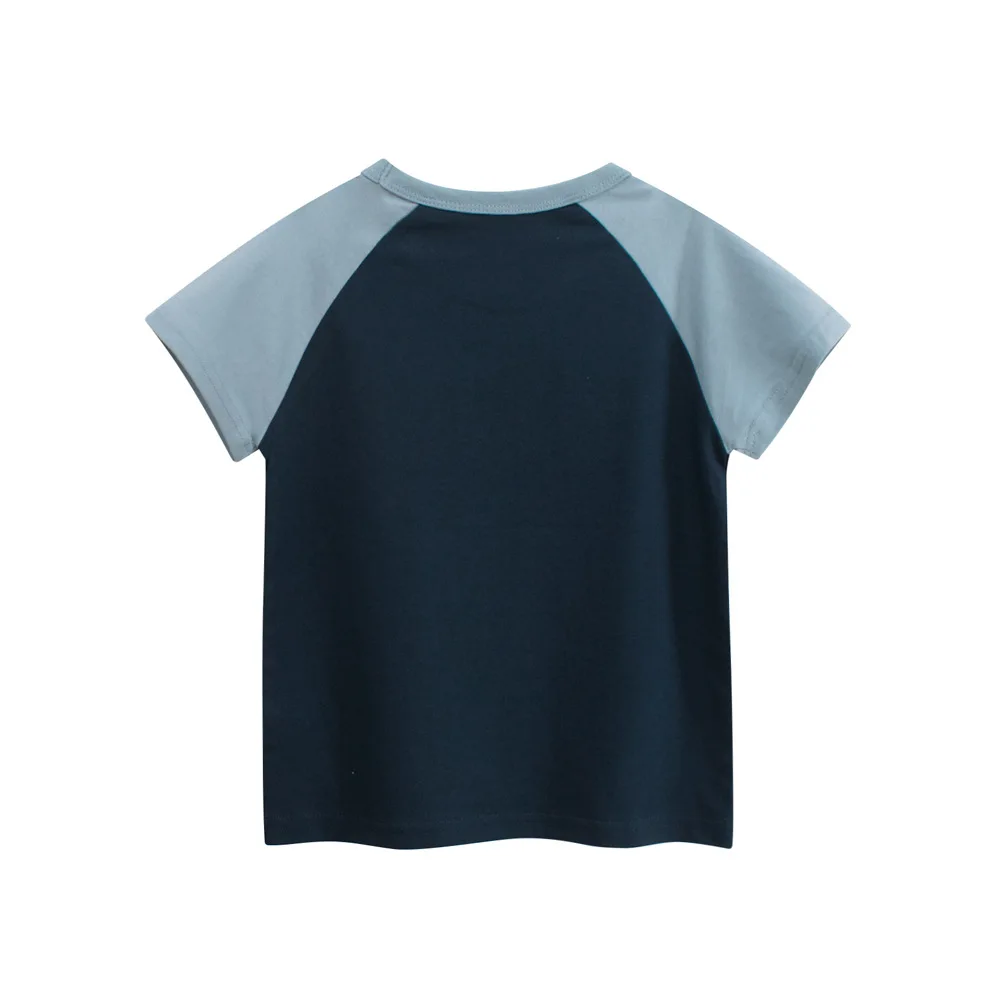 1-9T Toddler Kid Baby Boy Summer Clothes Short Sleeve Cotton T Shirt for Infant Casual Tee Top Basic Tshirt Children Outfit