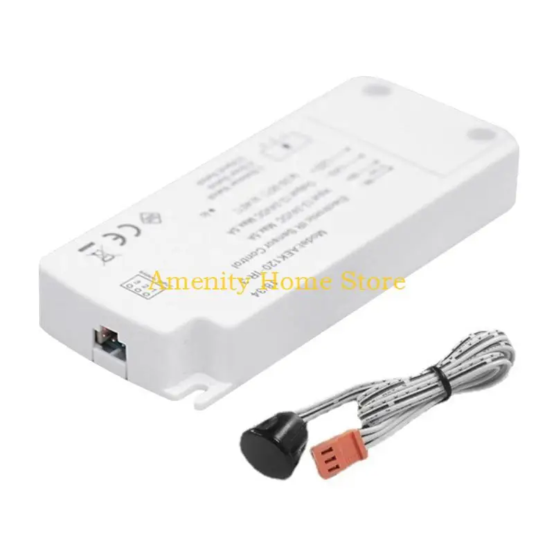 F26C البلاستيك LED محول آمن LED سائق إمدادات الطاقة لا ضوضاء سهلة التركيب DC12 / 24V ترقيات للإضاءة الداخلية