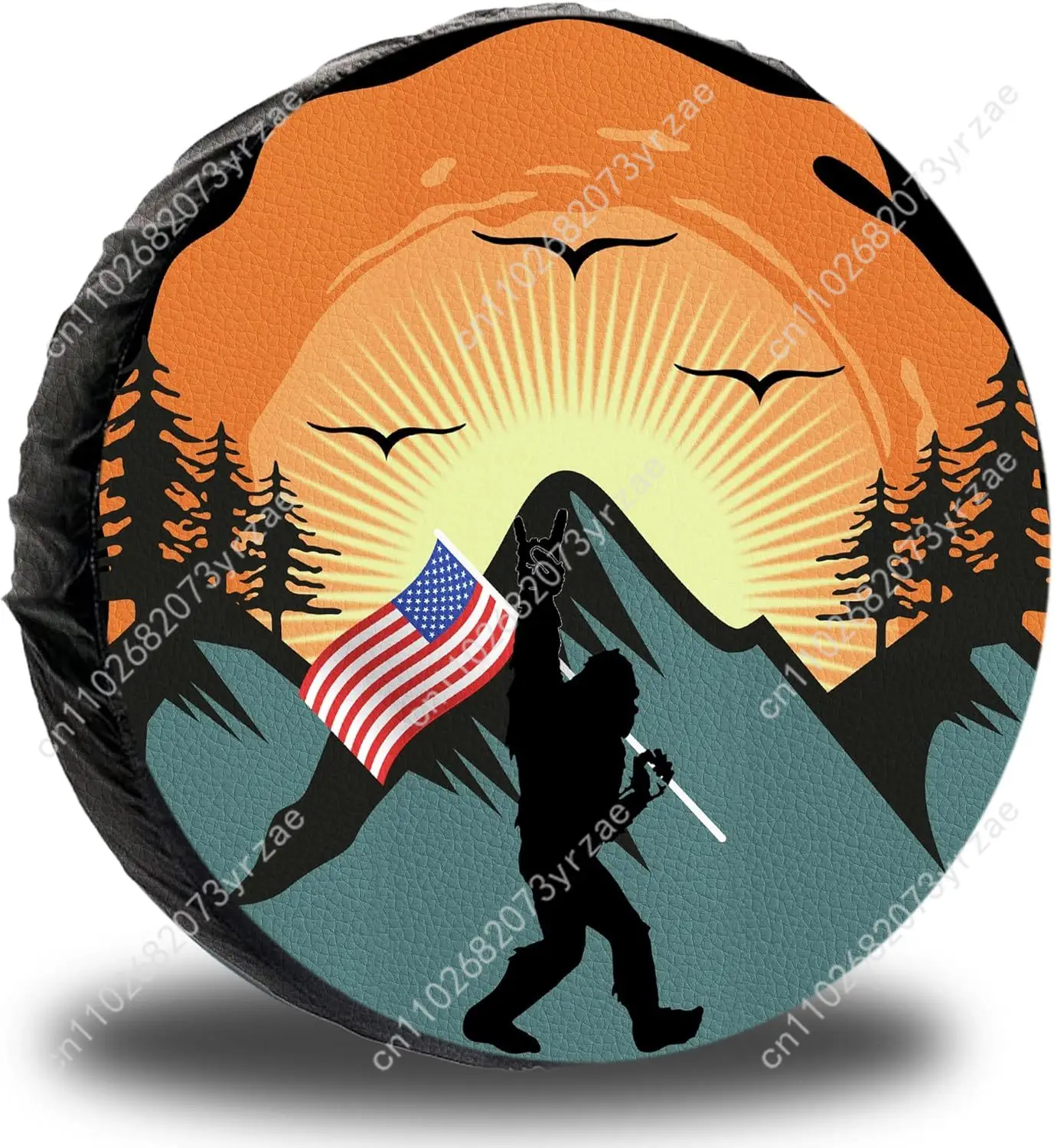 

American Flag Various Models Spare Car Tire Cover Sand Dust Prevention Protect Wind Rain Tire Cover Sturdy Durable Tire Covers