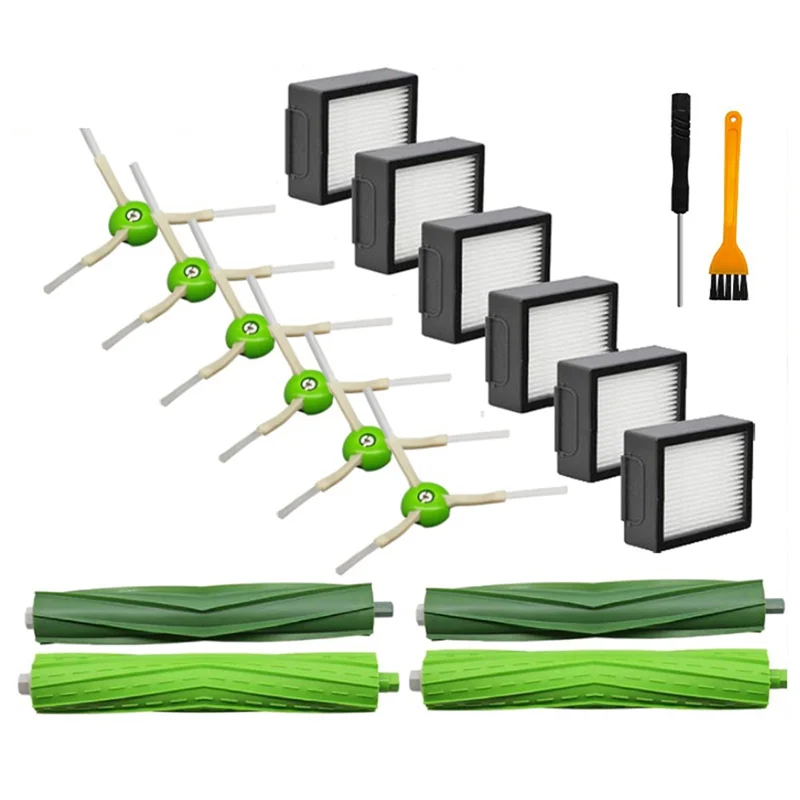 Für iRobot Roomba I7 I8 E5 E6 I3 J7 I6 Roboter Staubsauger Zubehör Hauptseite Pinsel Ersatzteile