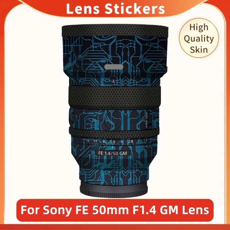 For Sony FE 50mm F1.4 GM Decal Skin Vinyl Wrap Film Camera Lens Body Protective Sticker Protector Coat 50 1.4 F/1.4 1.4GM F1.4GM