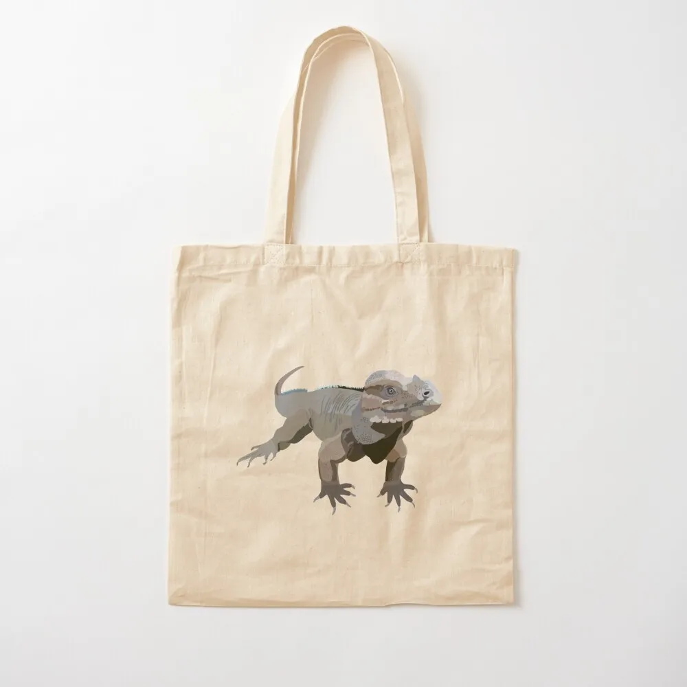 

R is for Rhino Iguana Tote Bag Canvas stote bag tote bag men reusable shopping Canvas Tote