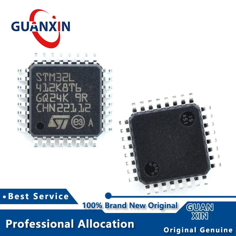 

100% New STM32F301K8T6 STM32F301K8T7 STM32F303K8T6 STM32F334K4T6 STM32F334K6T6 STM32F334K6T7 LQFP-32