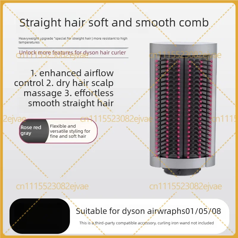 Smoothing Brush For Dyson Airwrap HS01 HS05 HS08 Hair Straightening Comb Replacement Accessories
