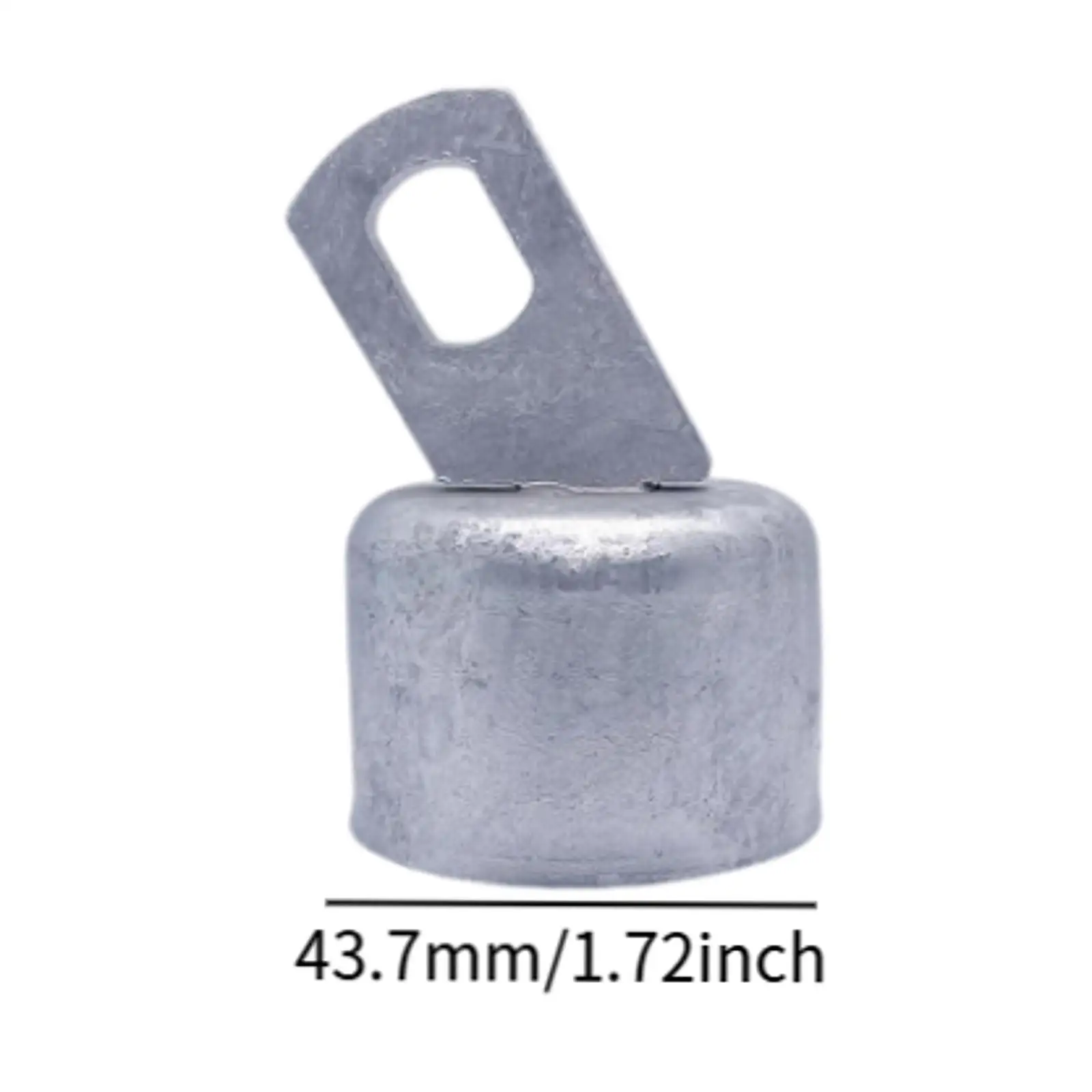 Chain Link Fence Rail End Cap Sturdy Iron Wire Connection Parts Multifunction Top Rail End Galvanized for Garden Home School