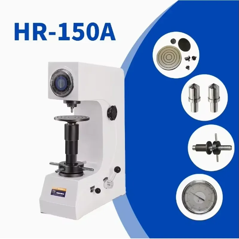 HR 150A Manual Rockwell Hardness Tester for Metal Testing ISO Standard Precision Instrument Industrial Quality Control