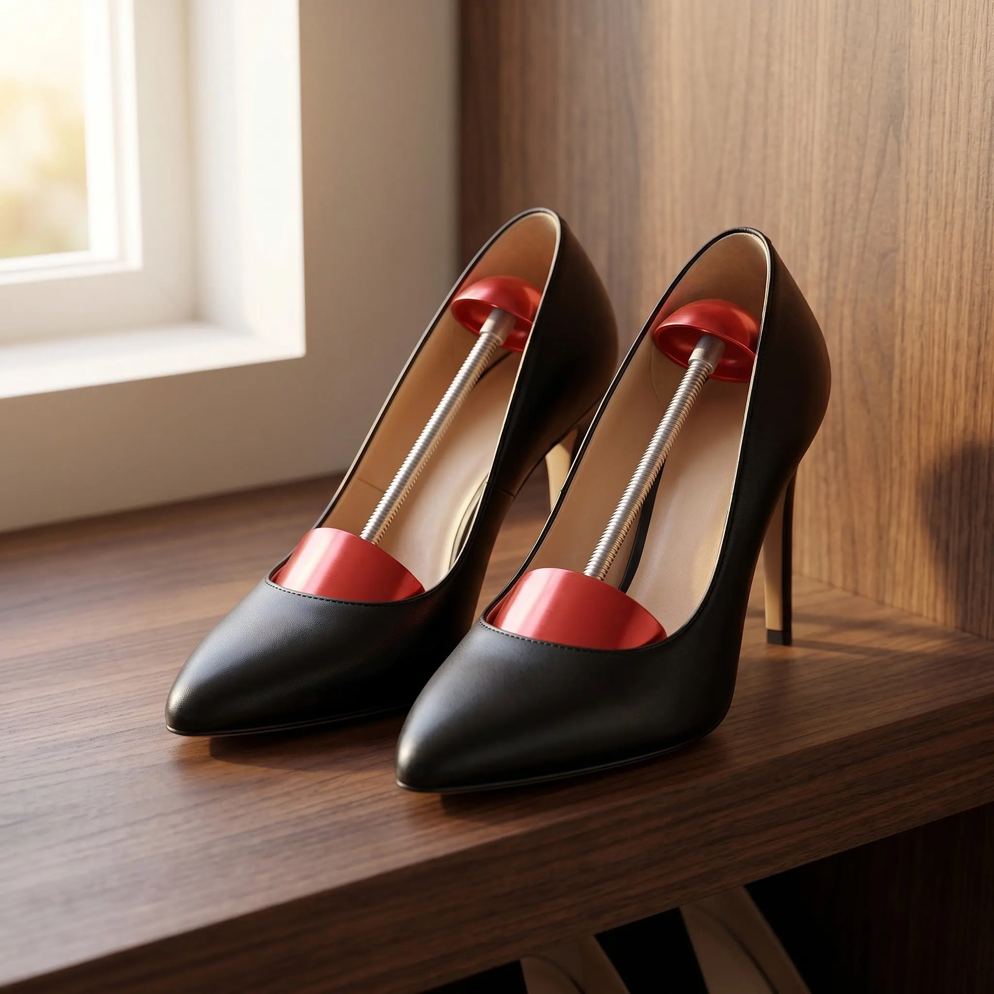 Women's High Heel Aluminium Adjustable Shoe Stretcher for Pain Relief Enhance Comfort Shoe Expander for Narrow Small