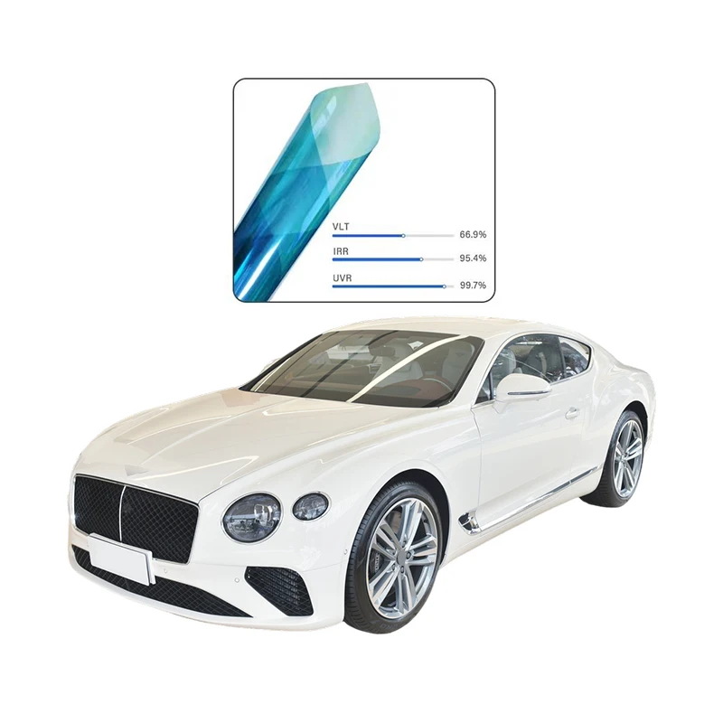 

XAP Blue Chameleon Rainbow Window Tint Film Blue Color Car Window Film Chameleon Nano Ceramic Tint Film