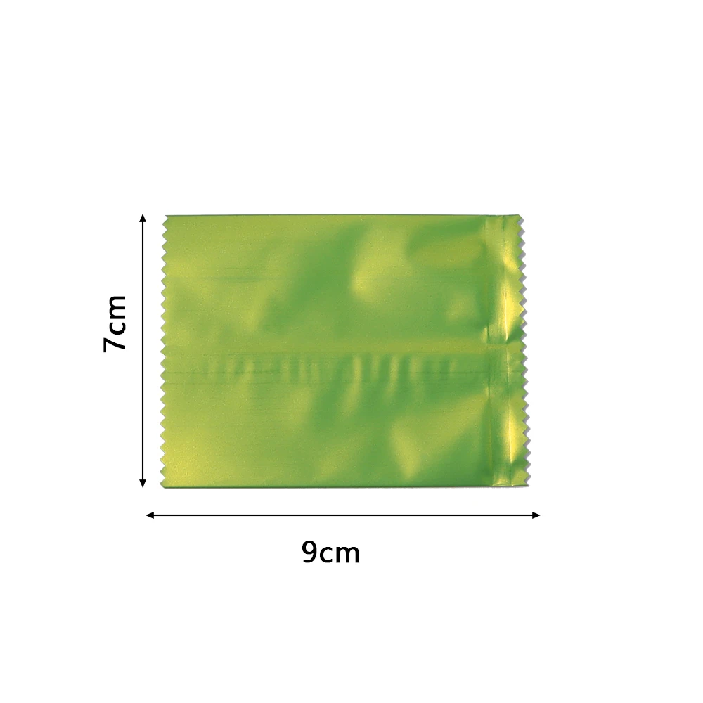 100 Stück/Lot Aluminiumfolienbeutel Rosa Grün Dicke Undurchsichtige Blindbags Süßigkeiten Backwaren Snack-Verpackungsbeutel für DIY Party Geschenkverpackung – Detail 2