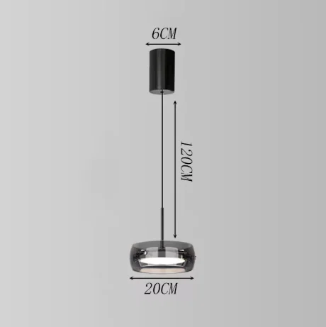 Moderne minimalistische stijl LED hangende kroonluchter voor restauranttafels, café hanglamp, interieur voor thuisverlichting - afbeelding 1