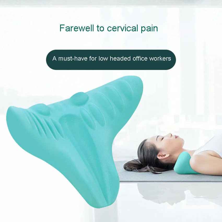

Cervical Massage Pillow Shoulder Neck Tractor Stretching and Relaxing Neck Massage Pillow Gravity Finger Pressure