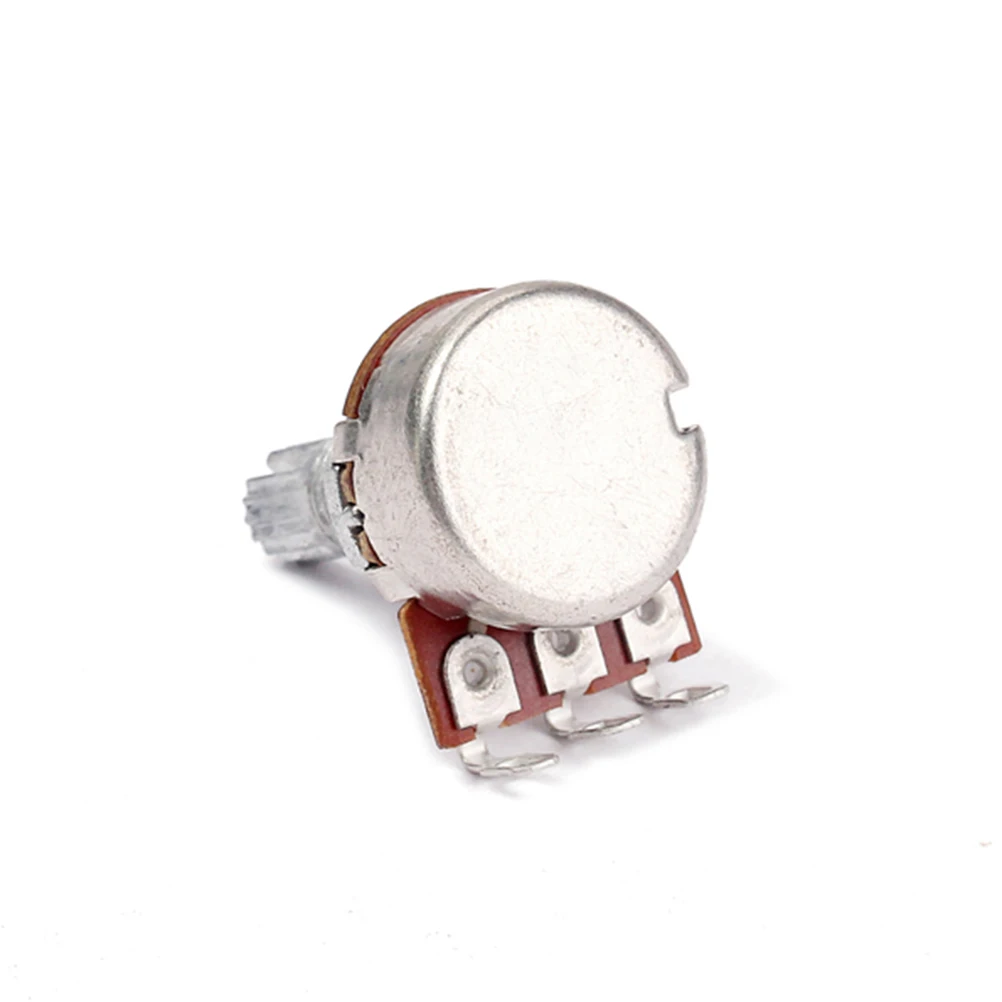 

High Quality Audio Potentiometer A10K Linear Mini Control Volume Pot Guitar Amp Replacement Solder Lugs Split Shaft Guitar