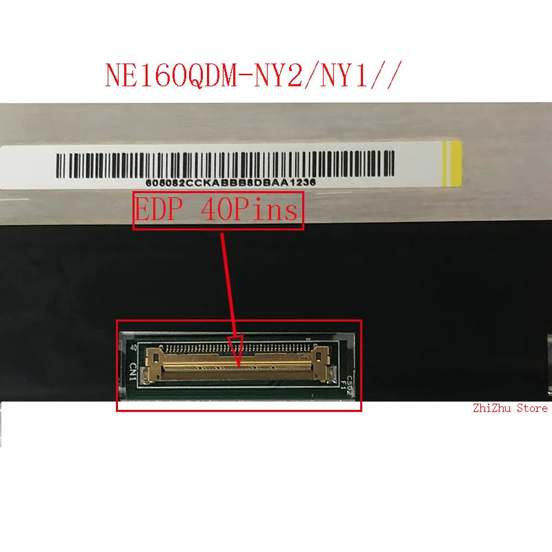 NE160QDM-NY2 V8.0 LCD-Display 100 % sRGB16,0 Zoll 2560 x 1600 IPS EDP 40 Pins 2,5 K 120 Hz FRU:5D11B02425