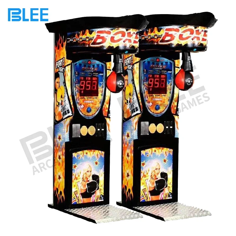 Customized Amusement Game Coin Operated Electronic Big Punching Dynamic Boxing Arcade Game Machine