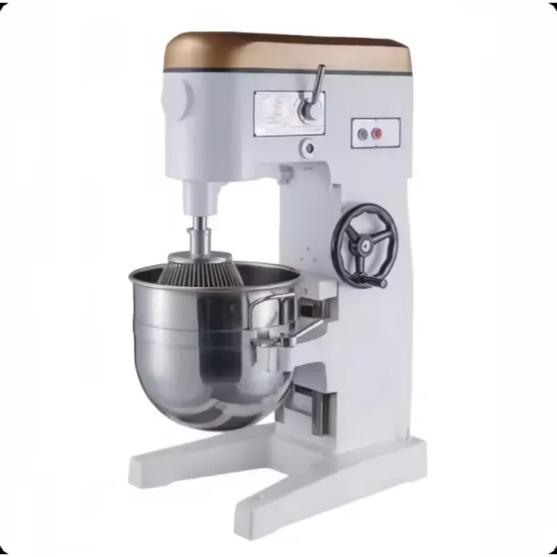 Commercial 60L Large Capacity Beater Dough Mixer Flour Blender Cream Fresh Milk Mixing Machine