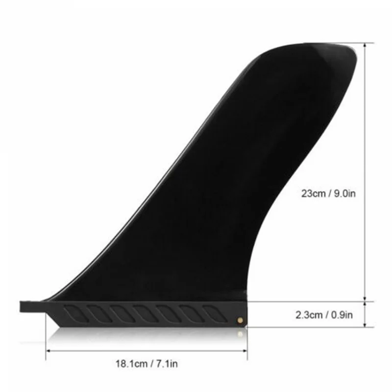 

9inch Sup Fins For Longboard Central Fin Plastic Single Fin Surfing Longboard Fins Keel Quilha Surf Accessories Big Fins