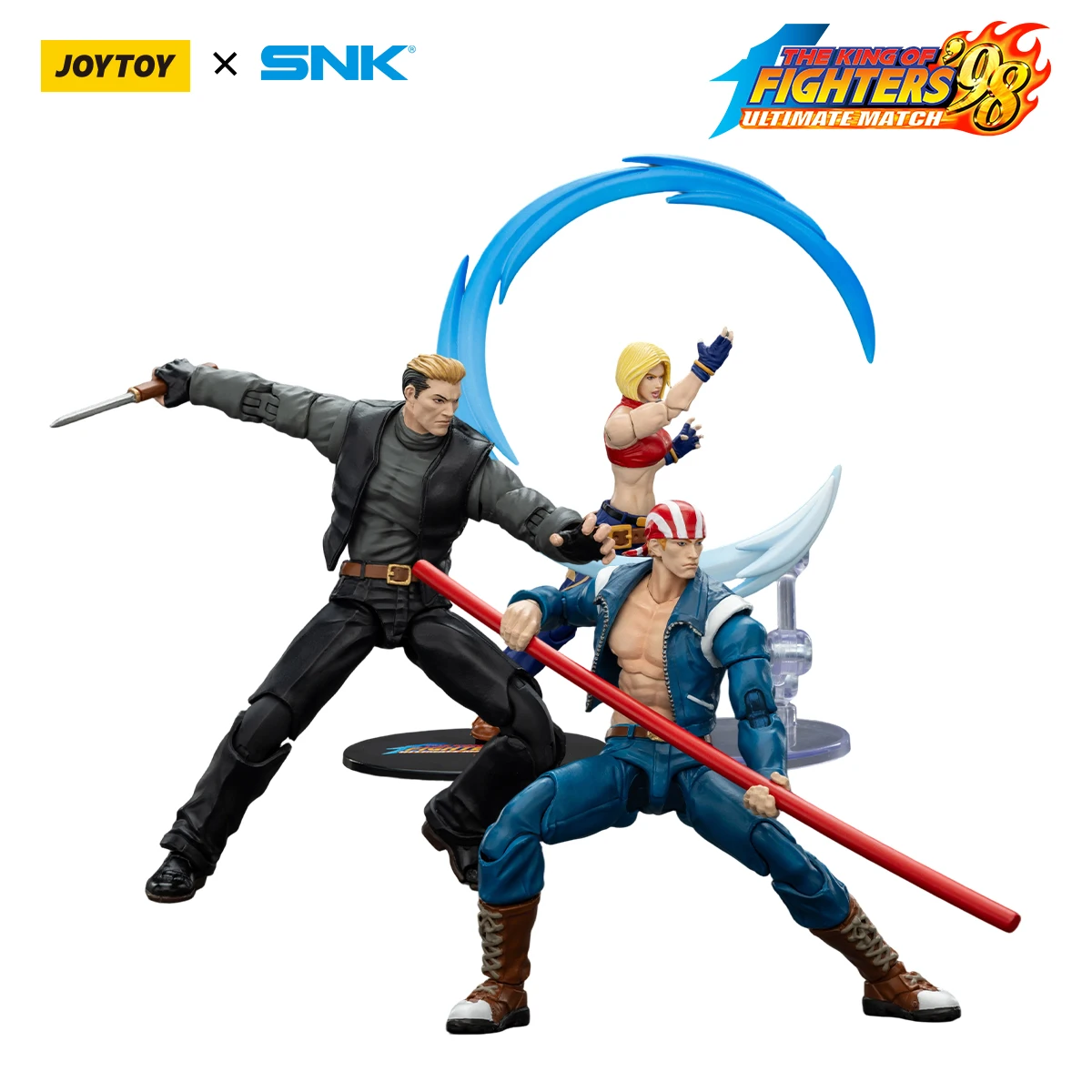 Joytoy SNK Action Figure KOF 98UM 97 Special Team Ryuji Yamazaki&billy