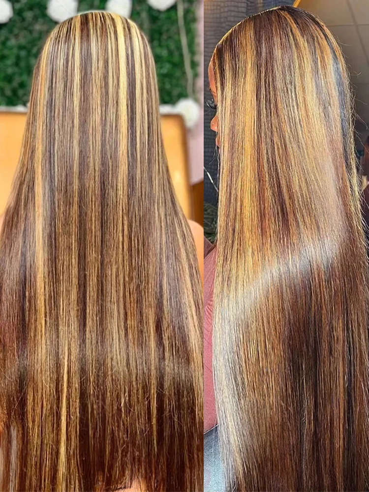 

Bone Straight Highlight Ombre 13x4 Hd Lace Front Wig Color Human Hair 13x6 Lace Frontal Human Hair Wig Brazilain Wigs For Women