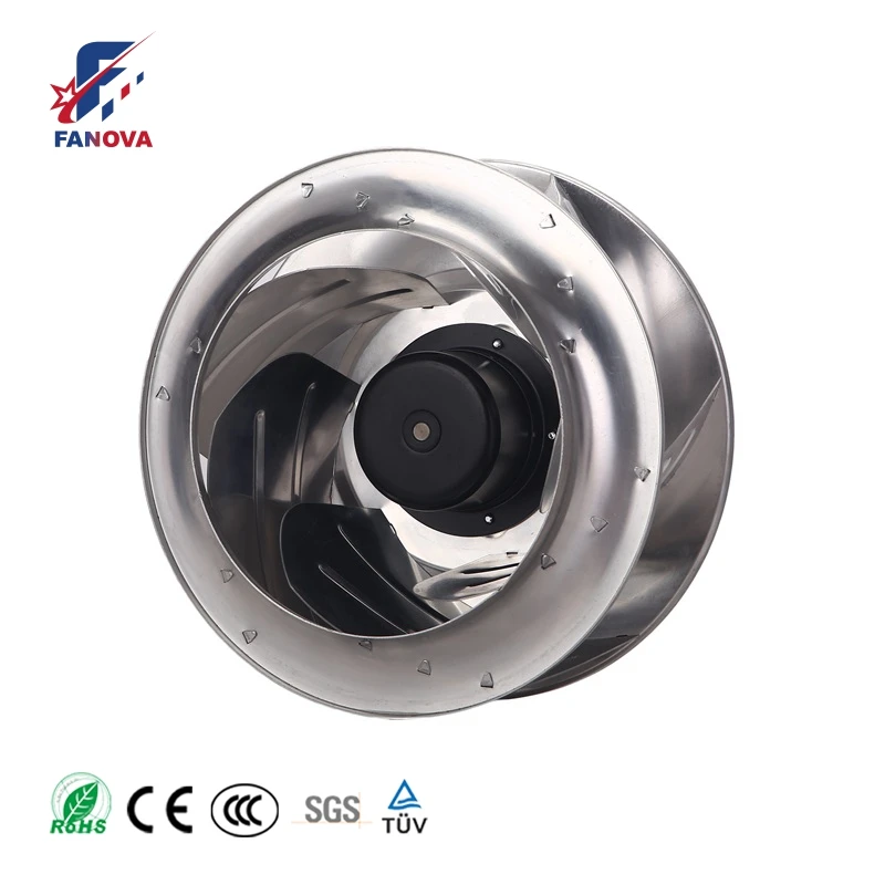 

High Quality 500mm 380V Backward Curved Centrifugal Fan Blower With EC Motor OEM/ODM Customizable High Power Ventilation Fan