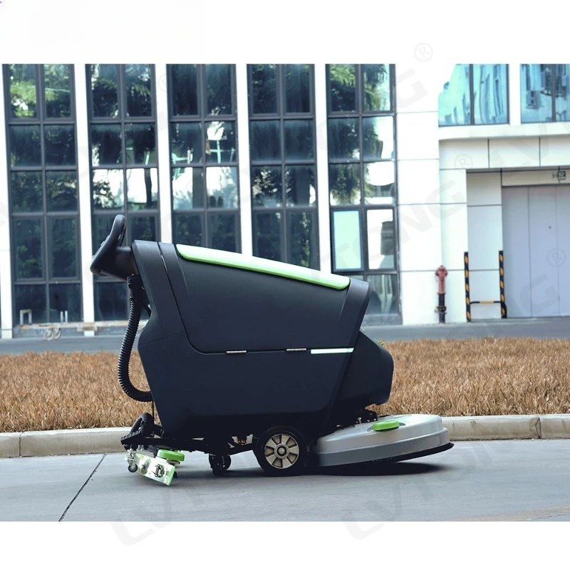 Robotic Floor Scrubber Battery Powered Automatic Cleaning Machine For Large Areas