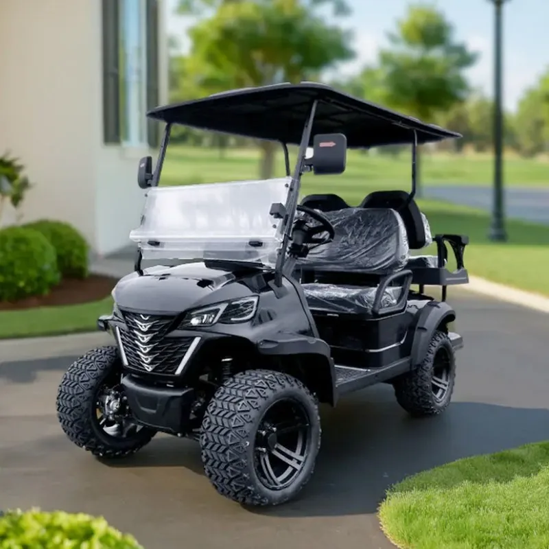 

48/72V New Style E Modern Fashion 2025 Brand Design 4 6 Seat Sightseeing Bus Club Cart Electric Golf Buggy Hunting Cart