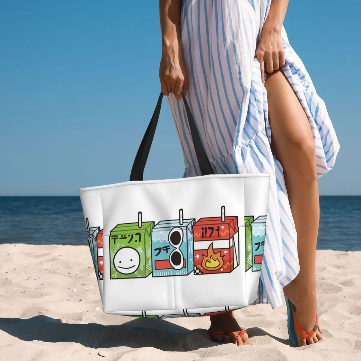 Dream Team Juice Boxes borsa da viaggio da spiaggia, Tote Bag Trendy Adult Sports regalo di compleanno modello Multi-stile