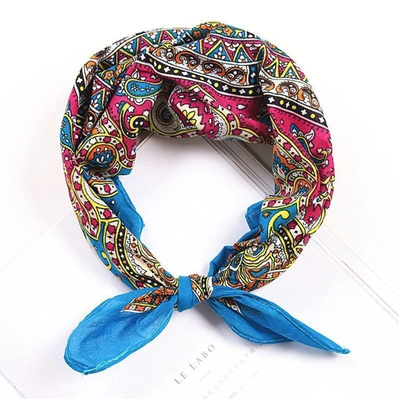 5asd hip hop cotton đa năng Bandana Square Square Band Square Paisley Band Band
