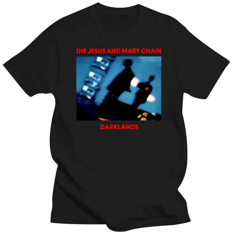 Official The Jesus And Mary Chain Darklands T-Shirt Automatic Munki Psychocandy Cotton Tee Shirt Custom Graphic