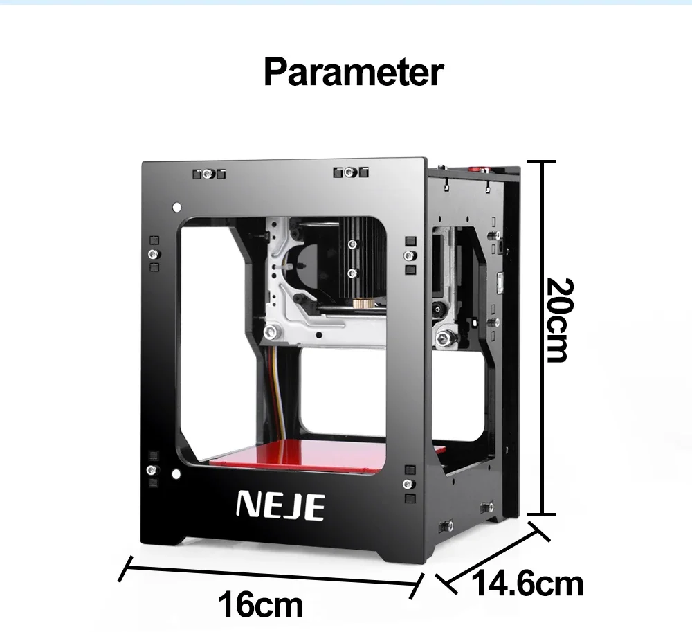 初心者向け】NEJE DK-8-KZ ミニレーザー彫刻機 38x38mm ポータブル卓上