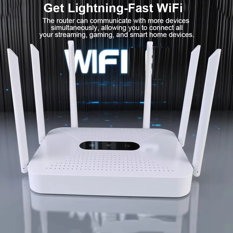 300Mbps واي فاي 6 هوائي راوتر لاسلكي واي فاي Ffi ber النطاق العريض عالي السرعة غير محدود تغطية النطاق العريض دعم واسع للمنزل