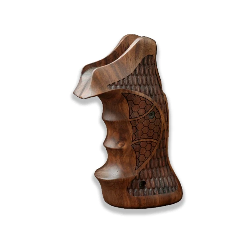 

KSD Brand Smith Wesson K/L/X - Frame Round Butt Compatible Walnut Grips